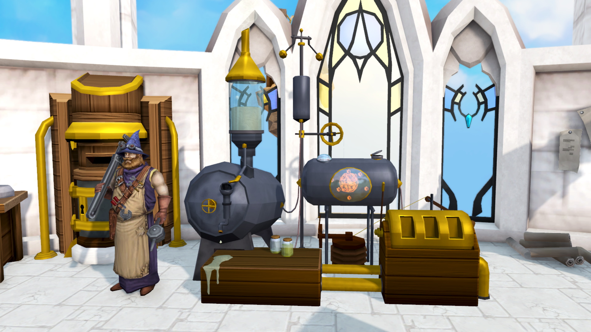 Runescape Vis Wax Rune Goldberg Machine Feature