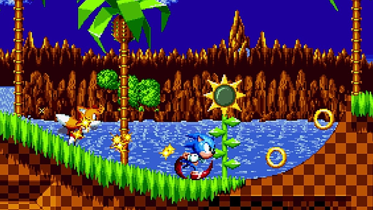 Sega Super Game Sonic Mania Gameplay Stage 1