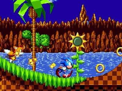 Sega Super Game Sonic Mania Gameplay Stage 1
