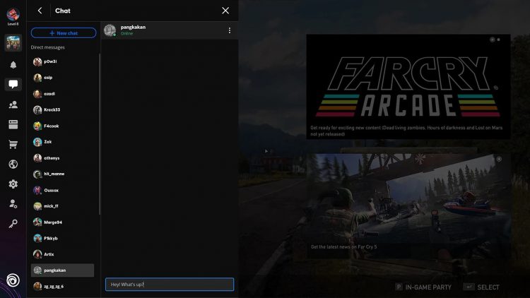 Ubisoft Connect New Chat Interface