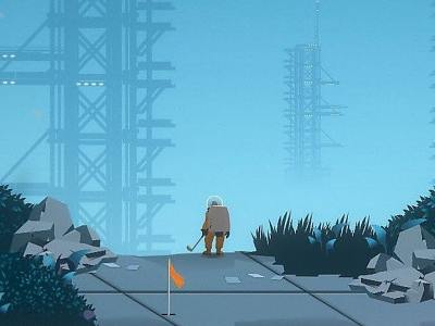 golf club wasteland post-apocalyptic distance