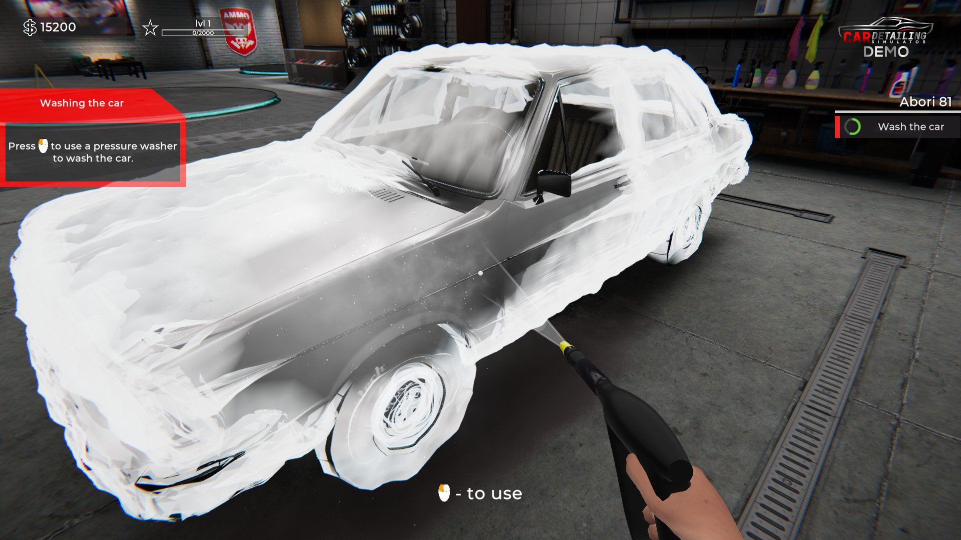 Car Detailing Simulator Steam demo