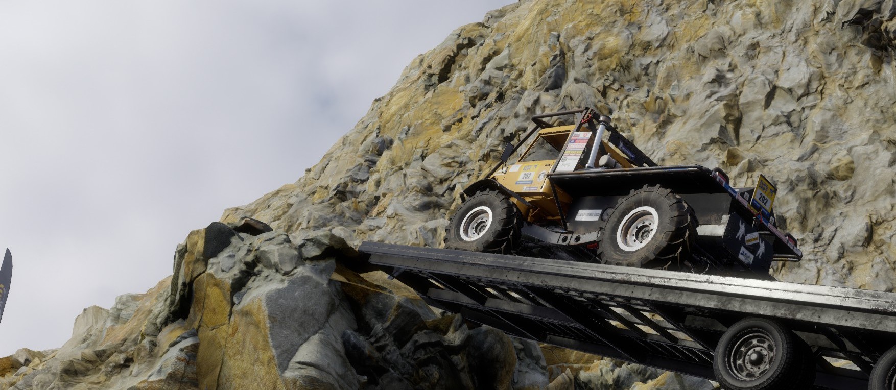 Heavy Duty Challenge Unimog Trailer Cliff gameplay obstacle course