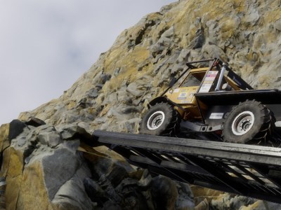Heavy Duty Challenge Unimog Trailer Cliff gameplay obstacle course