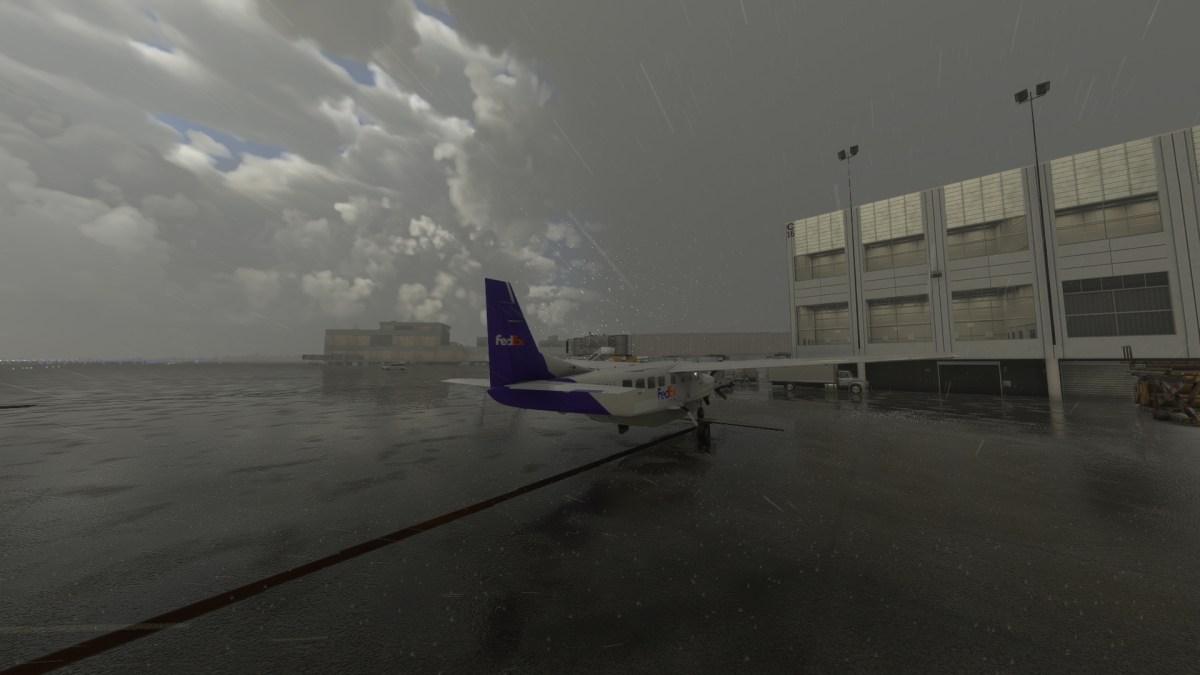 Microsoft Flight Simulator Rex Global Airport Textures Rain Seattle