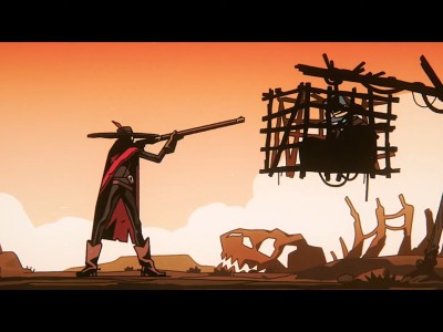 wizard with a gun trailer devolver