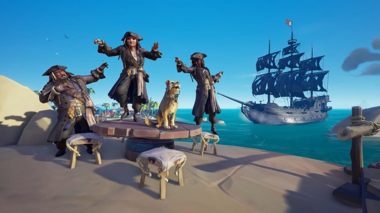 Sea Of Thieves A Pirate's Life Gameplay Trailer Jack Sparrow Cosmetics Crew