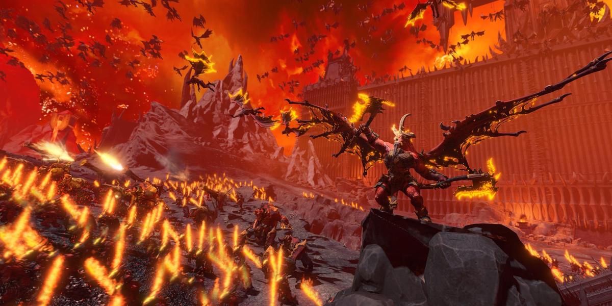 Total War Warhammer Iii Warhammer 3 Khorne Skarbrand Announcement Warhammer Ii Warhammer 2 Silence And Fury Oxyotl Taurox