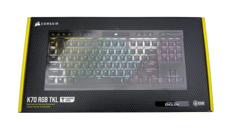 Коробка для механической клавиатуры Corsair K70 Tkl Rgb Pro Champion Series 2021 Web