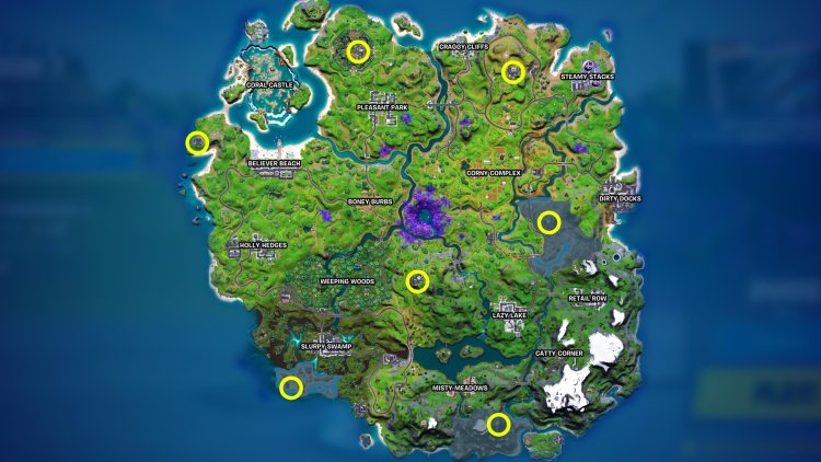 Fortnite Season 7 Io Sites Map Changes