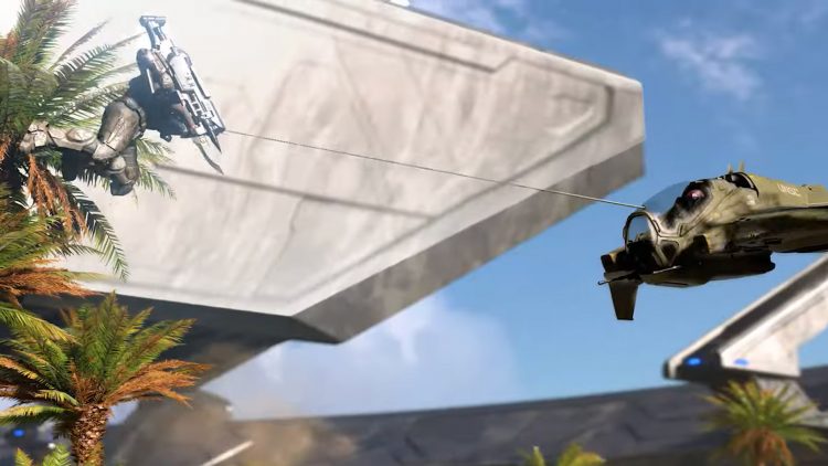 Halo Infinite Grapple Shot Equipment Weapon