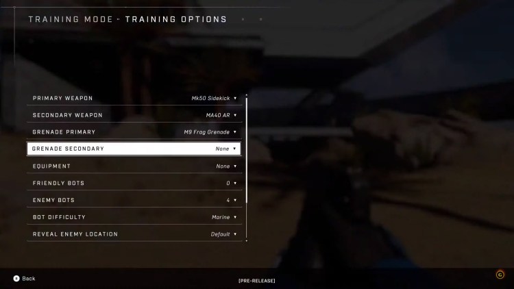 Halo Infinite Multiplayer Training Mode Overview Menu