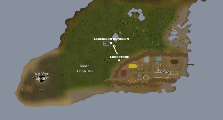 Runescape Capsarius Soul Ascension Dungeon Location farming guide