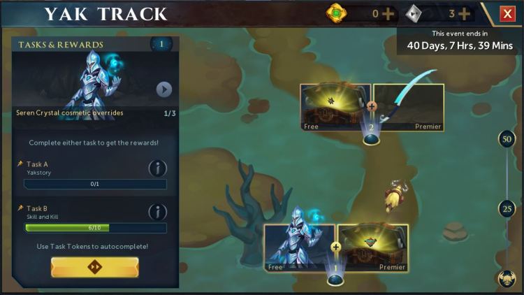Runescape Yak To The Light In Game Ui