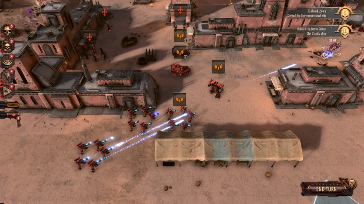 Warhammer 40000: Battlesector gameplay