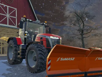 Farming Simulator 22 Tractor In Winter gameplay features seasons