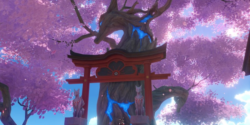 Genshin Impact Sacred Sakura favoriserer oppgradering Perks Rewards Guide