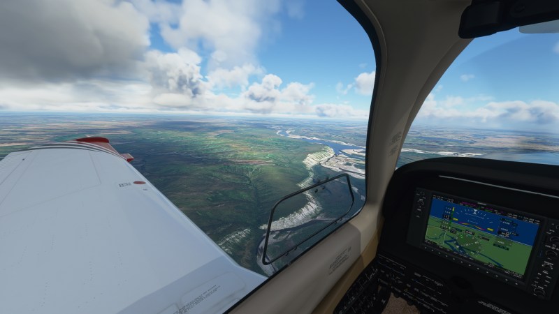 Microsoft Flight Simulator Beechcraft Bonanza Synthetic Vision