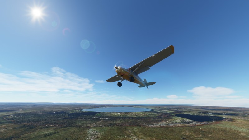 Microsoft Flight Simulator Carenado C170b Alaska Backcountry Rise