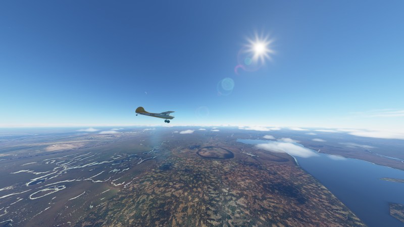 Microsoft Flight Simulator Carenado C170b Alaska Wilderness