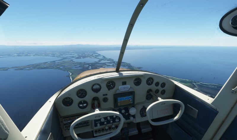 Microsoft Flight Simulator Carenado C170b Interior