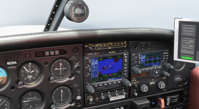 Microsoft Flight Simulator Just Flight Piper Warrior Ii Gps Wind Shot