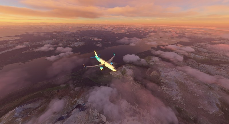 Microsoft Flight Simulator sim world update V 5 Patagonia Aerial