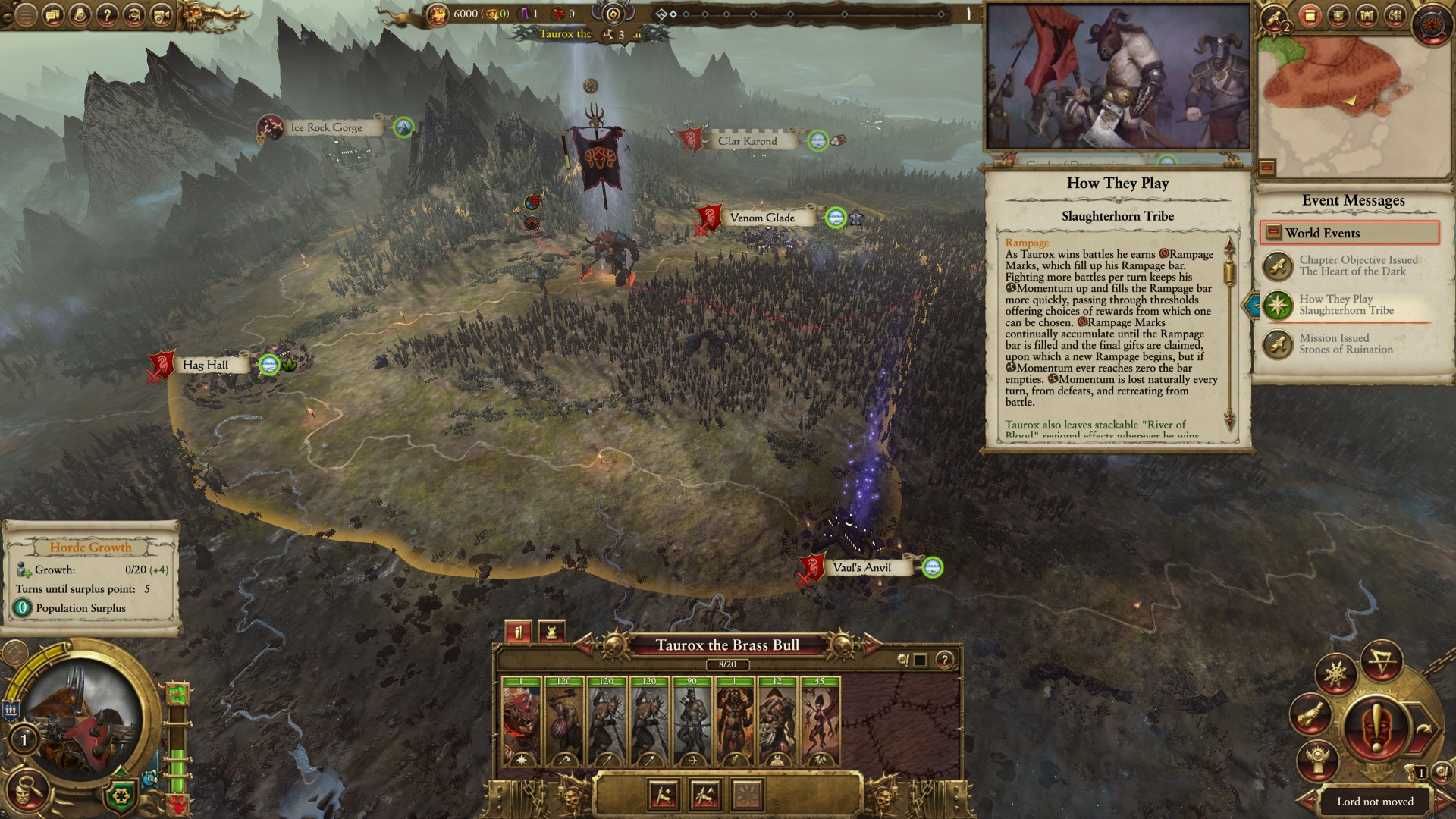 Total War Warhammer II Taurox the Brass Bull campaign guide