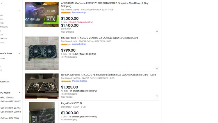 Rtx Graphics Card Prices Dropping Availability Stock