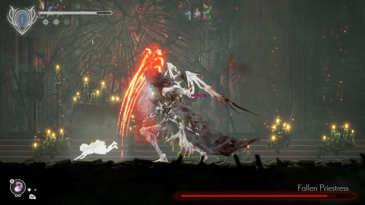 Ender Lilies boss rush new game plus Fallen Priestess