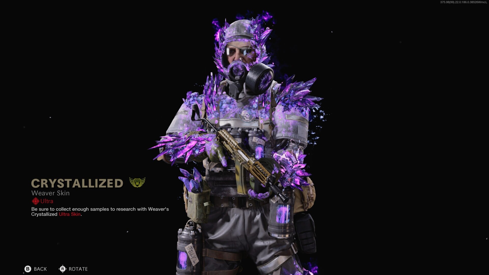 Black Ops Cold War Weaver Skin Bug