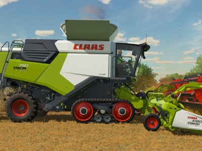 Farming Simulator 22 Trion 750 claas combine harvester