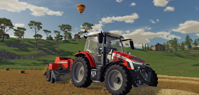 Farming Simulator 22 Tractor And Hot Air Balloon