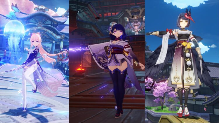 Genshin Impact Version 2.1 Floating World Under The Moonlight Guide Overview What's New Raiden Shogun Aloy La Signora Events The Catch Fishing Genesis Crystals 1a