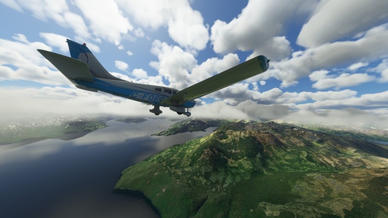Microsoft Flight Simulator Just Flight Piper Warrior Ii Alaskan Mountains 2