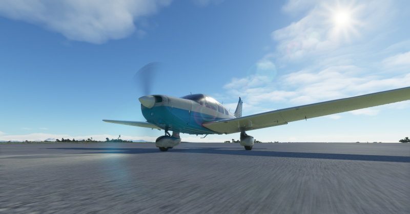 Microsoft Flight Simulator Just Flight Piper Warrior Ii Runway Speed