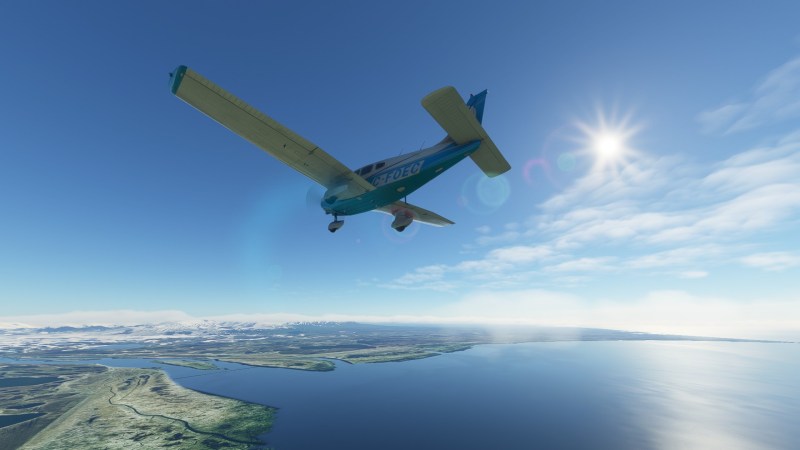Microsoft Flight Simulator Just Flight Piper Warrior Ii Sunny Alaska