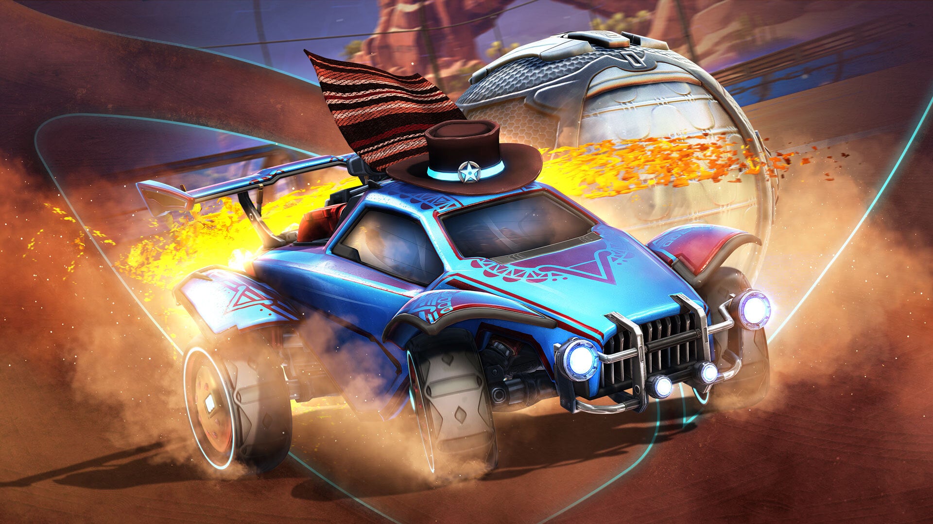 Rocket League Season 4 Cosmetics wild west theme