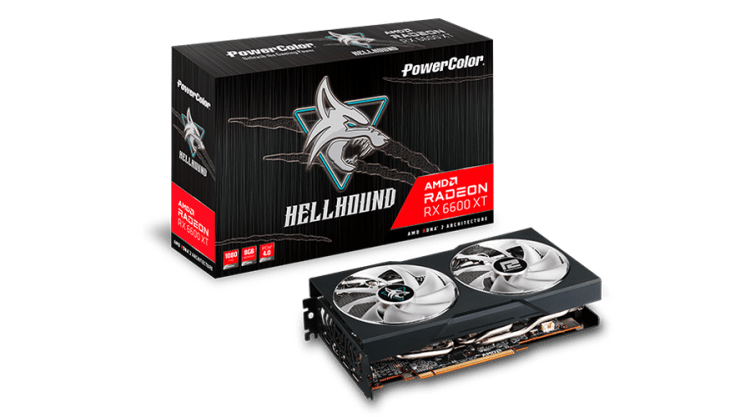 Powercolor Hellhound 6600 Xt Amd Radeon In Stock Where To Buy