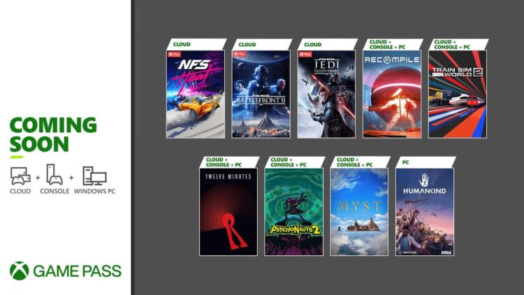 Psychonauts 2 Myst Remake Humankind Star Wars Jedi Fallen Order Xbox Game Pass agosto de 2021