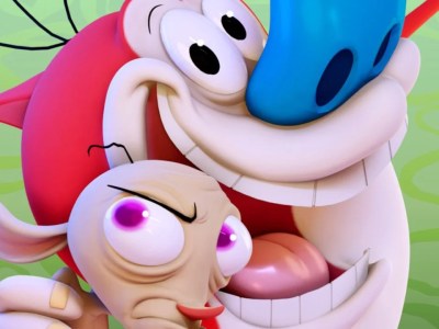 Nickelodeon All-Star Brawl Ren and Stimpy art