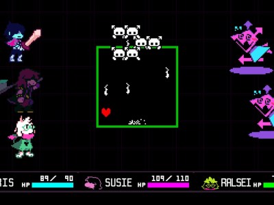 Deltarune three chapters battle