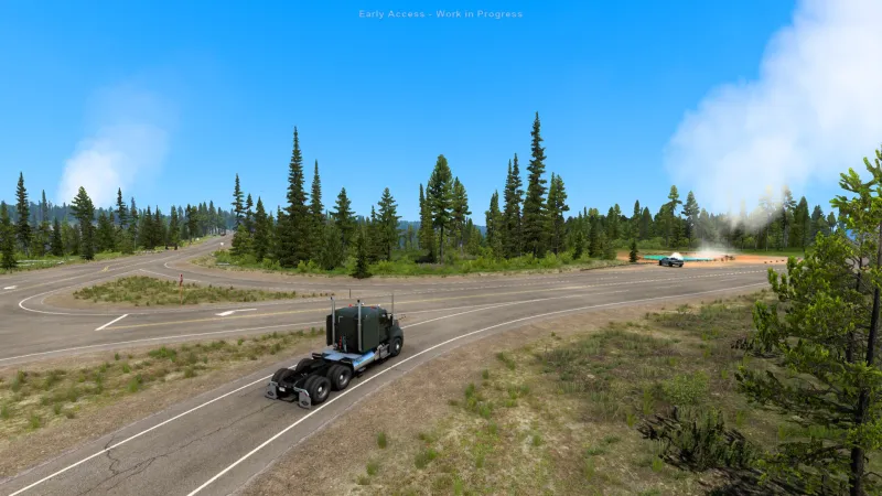American Truck Simulator Wyoming Grand Teton Yellowstone 3