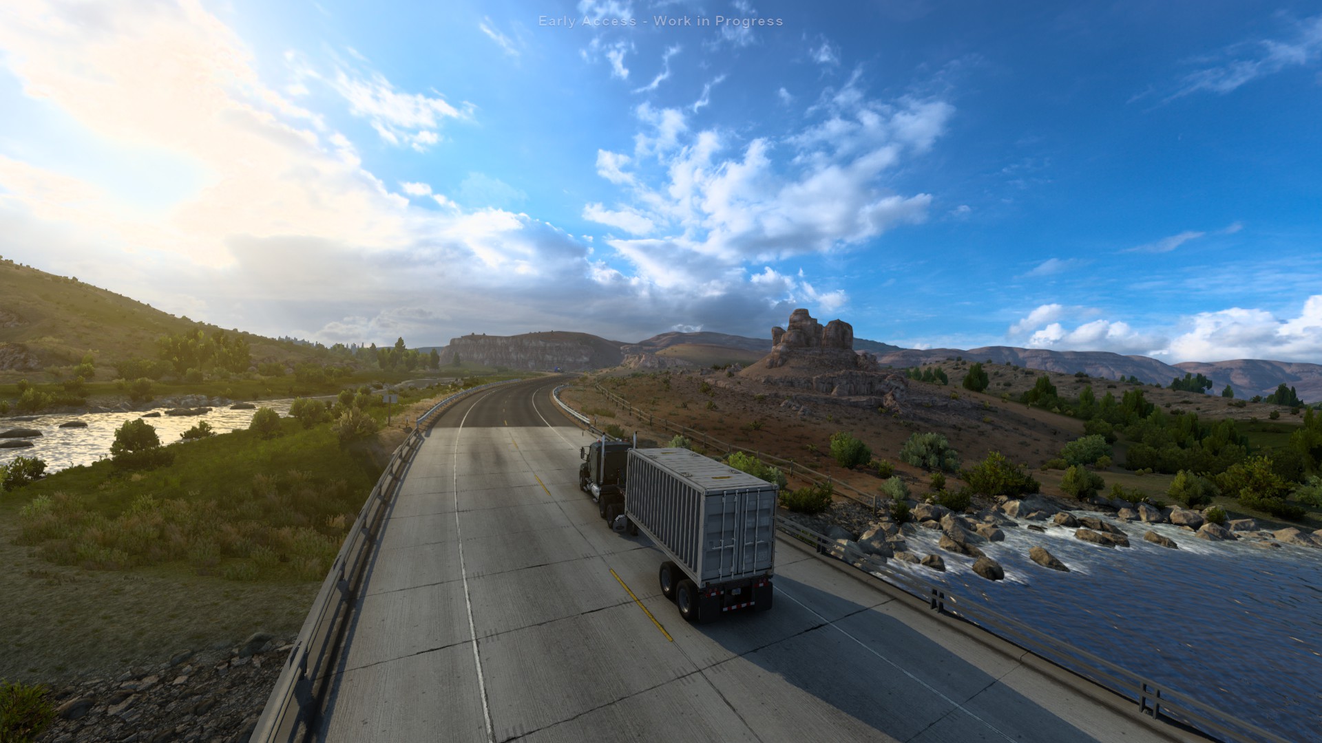 American Truck Simulator going sightseeing with Viewpoints