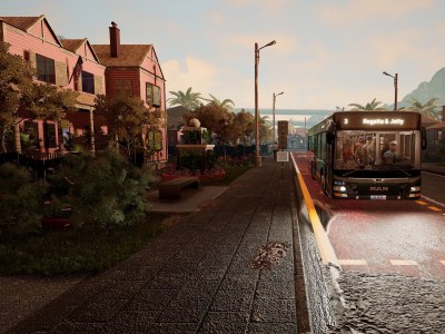 Bus Simulator 21 Neon Bus Front