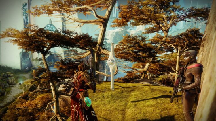 Destiny 2 Temporada del Atlas perdido Ubicaciones sesgadas Semana 3 Rastreando las estrellas 3 Estatua aislada de Rheasilva Presagio 2