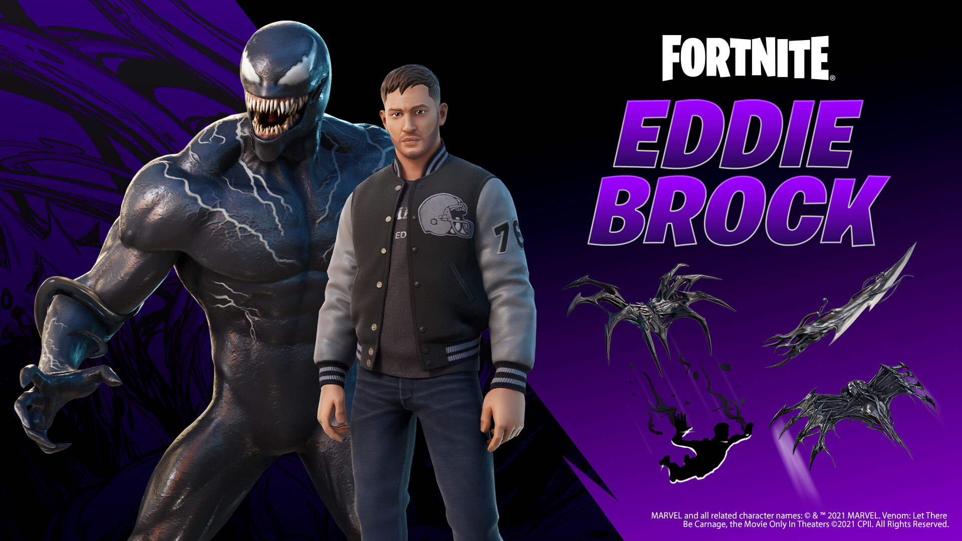 Fortnite Venom And Eddie Brock Skins