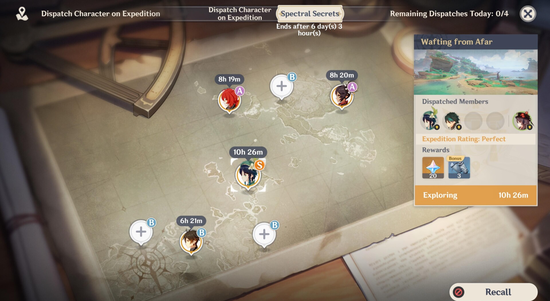 Genshin Impact: Spectral Secrets event and expeditions guide