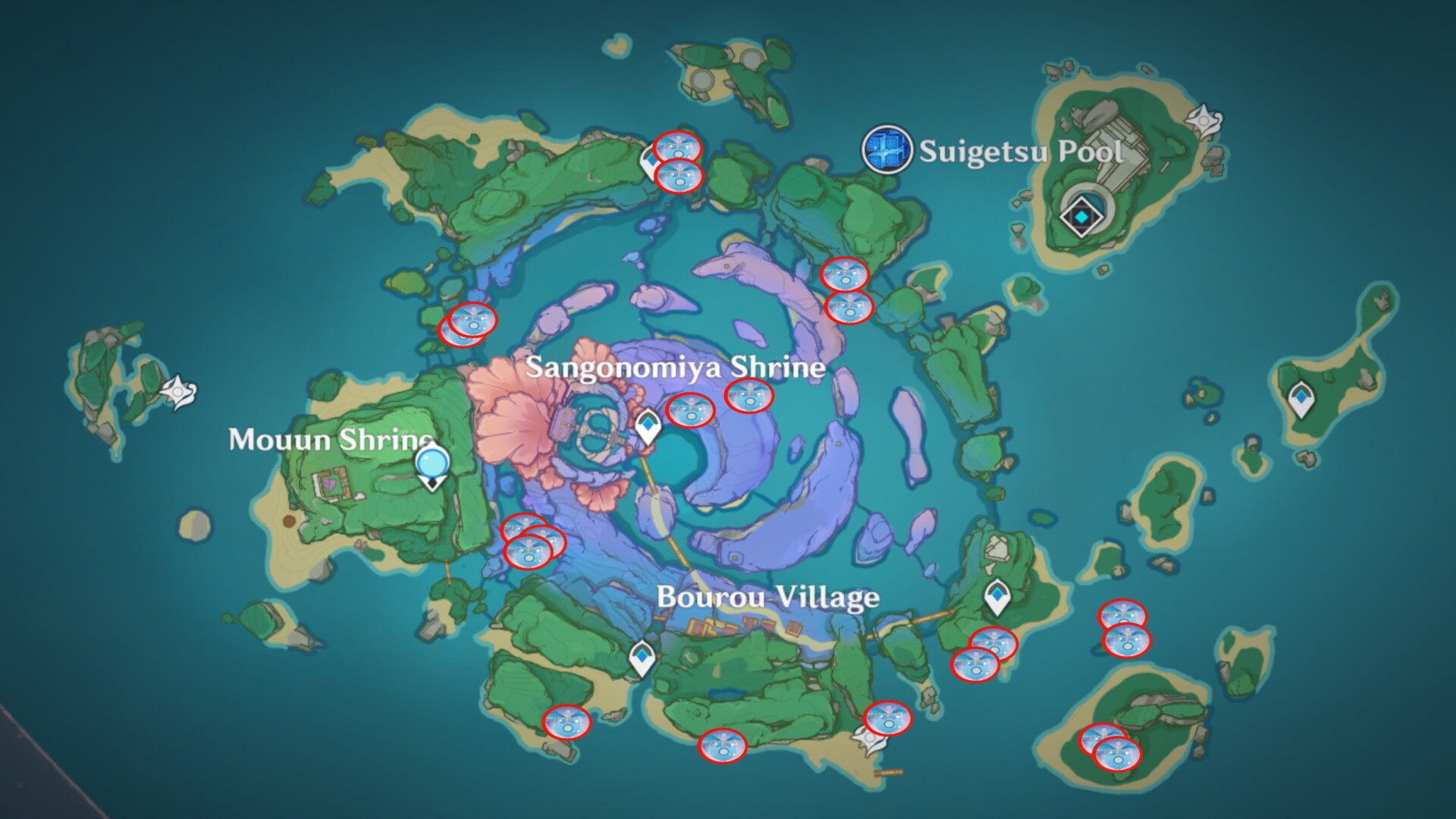 Genshin Impact локации Spectral и руководство по фарму Spectral Heart