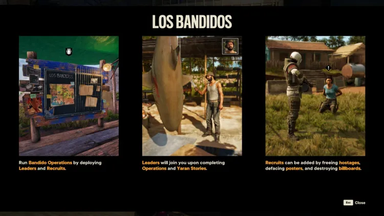 Far Cry 6 Los Bandidos Guide Mission Success Rewards Los Bandidos Leaders Los Bandidos Recruits 1a